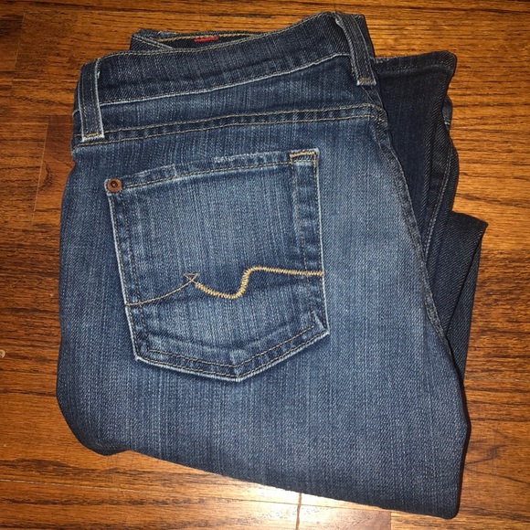 well loved 7 for ALL Mankind Flip Flop bootcut - Picture 1 of 2